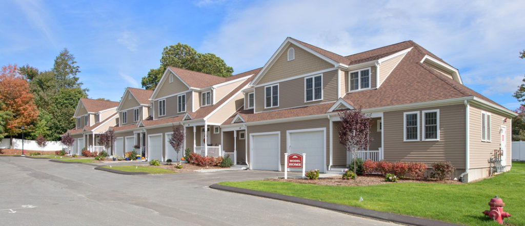 Exterior Photograph of Endicott Woods Townhouses in Norwood MA