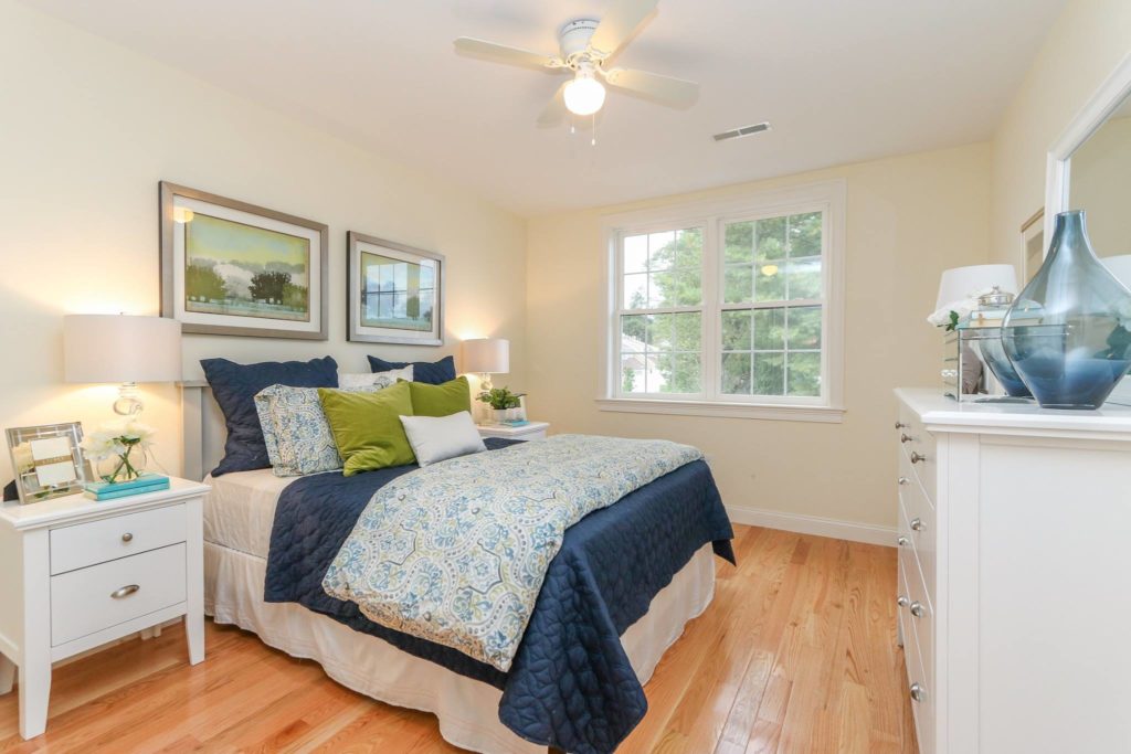 Photograph of First Floor Master Bedroom at Endicott Woods